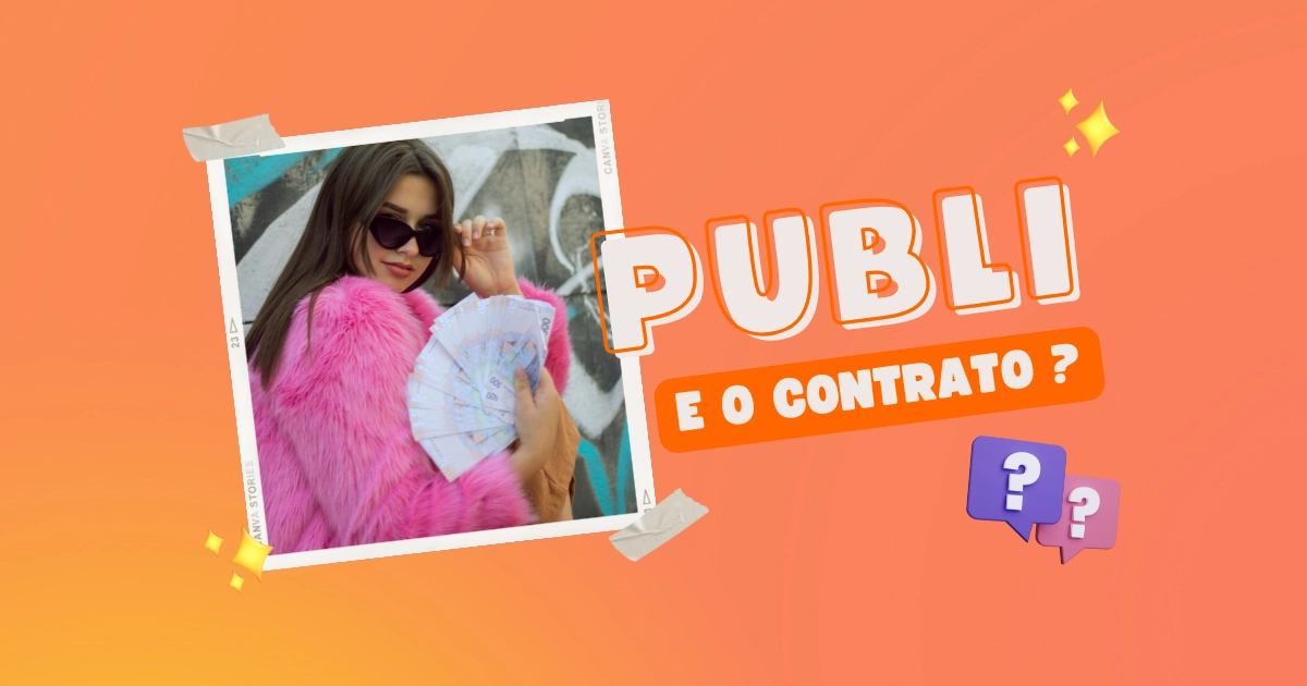 Imagem com influencer e a questão do contrato